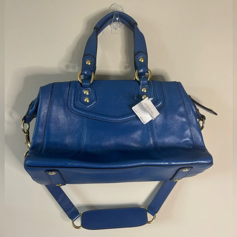 Coach‎ Tote Ashley Gathered Carryall Ocean NWT